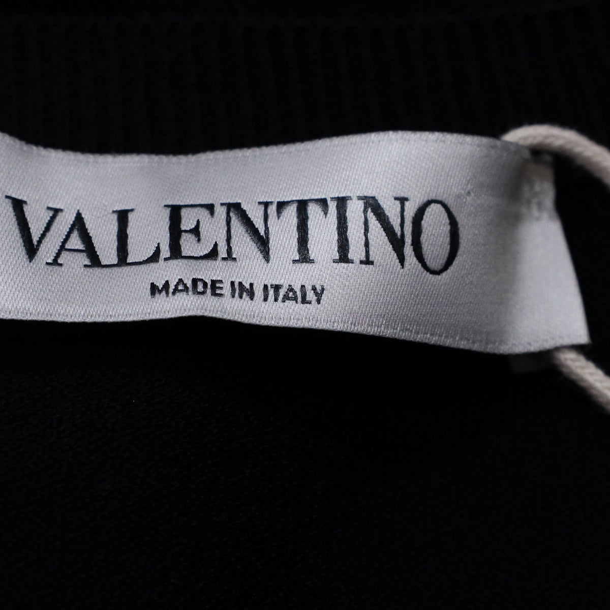 Valentino Bell Sleeve Sweater in Black Wool