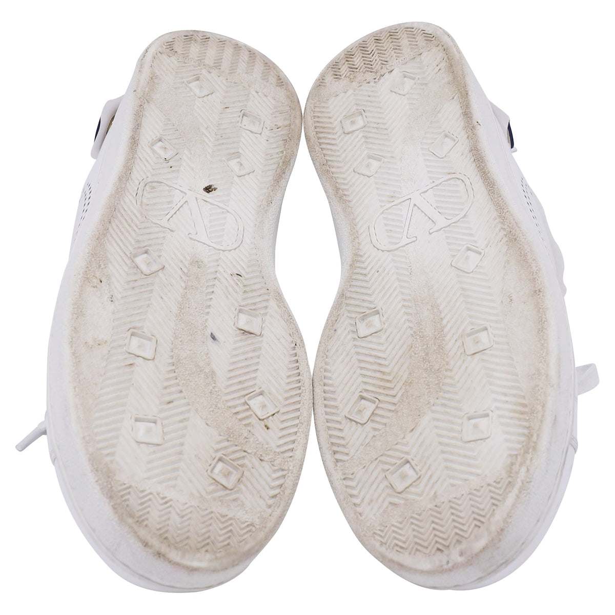 Valentino Garavani Backnet Perforated Shear-Lined Sneakers in White Leather
