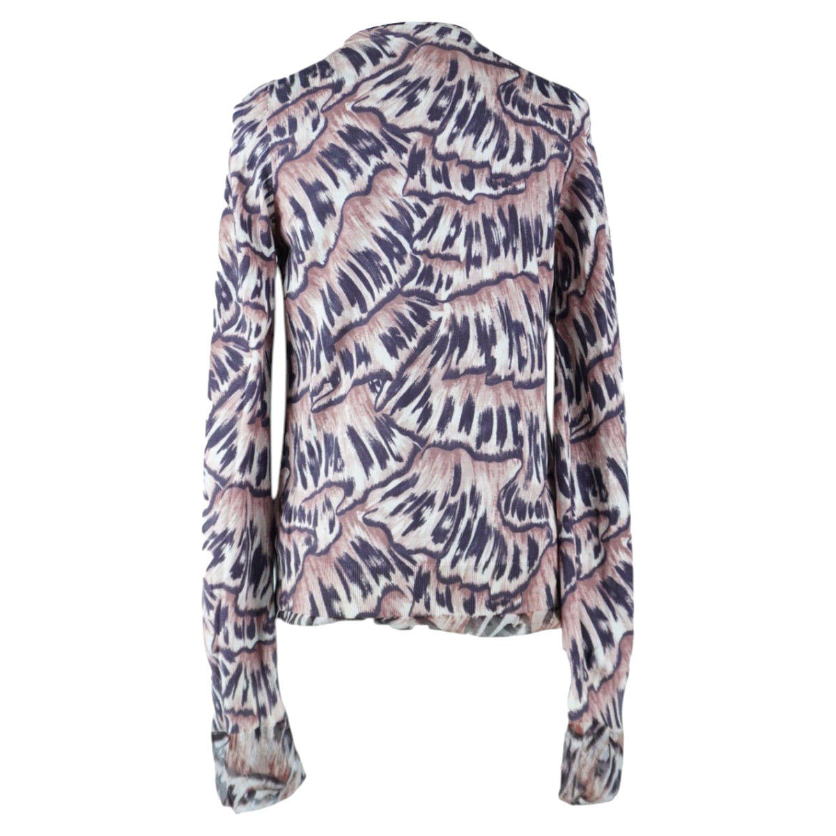 Bottega Veneta Multicolor Printed Cashmere and Silk Cardigan