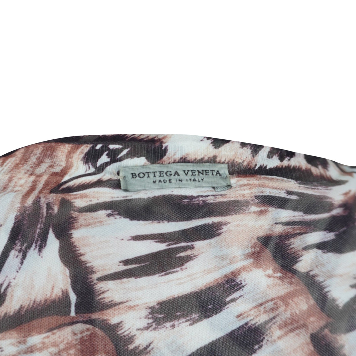 Bottega Veneta Multicolor Printed Cashmere and Silk Cardigan