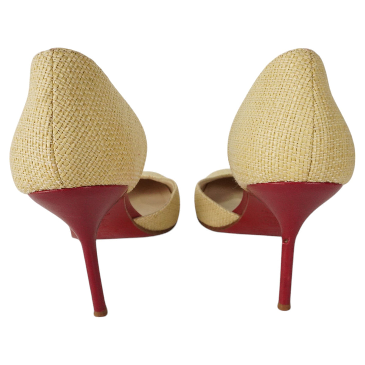 Christian Louboutin Light Rattan Heels