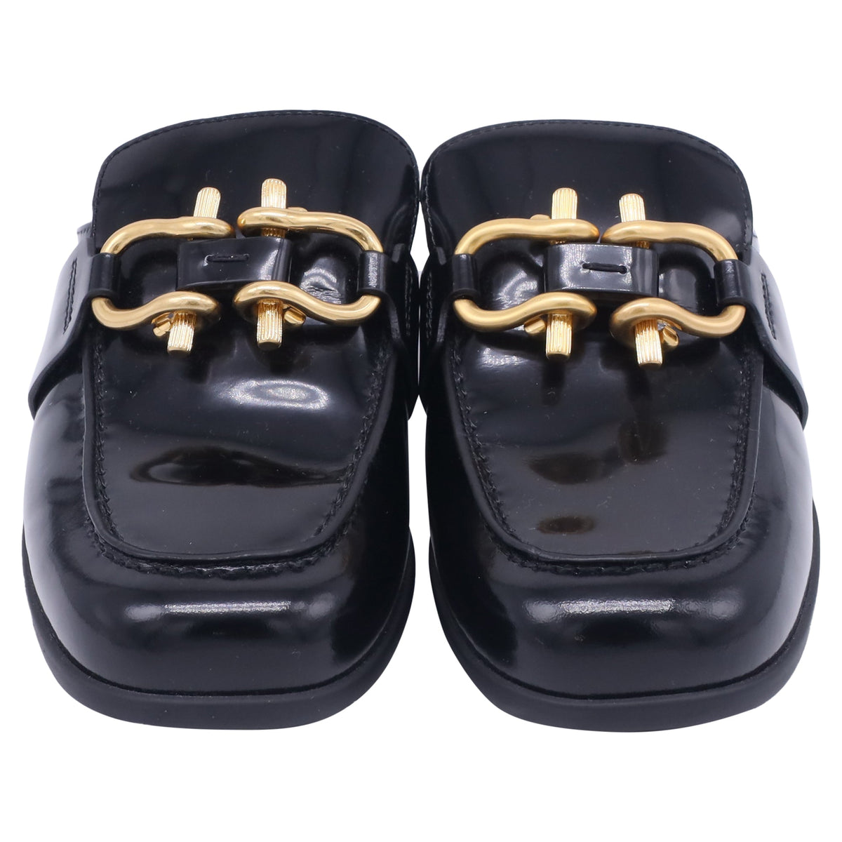 Bottega Veneta Monsieur Mules in Black Calf Leather