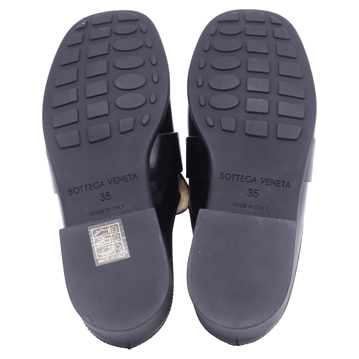 Bottega Veneta Monsieur Mules in Black Calf Leather