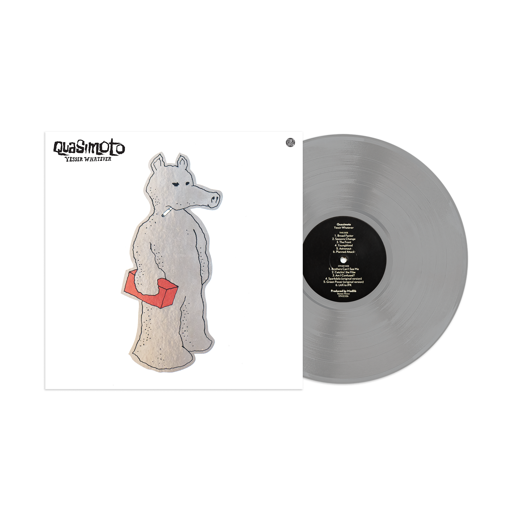 Quasimoto - Yessir Whatever Silver Foil Vinyl LP Reissue