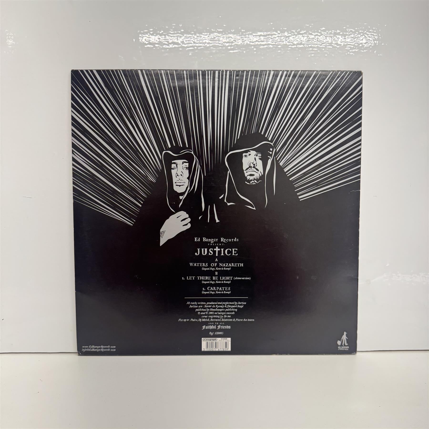 Justice - Waters Of Nazareth 12" Vinyl Single