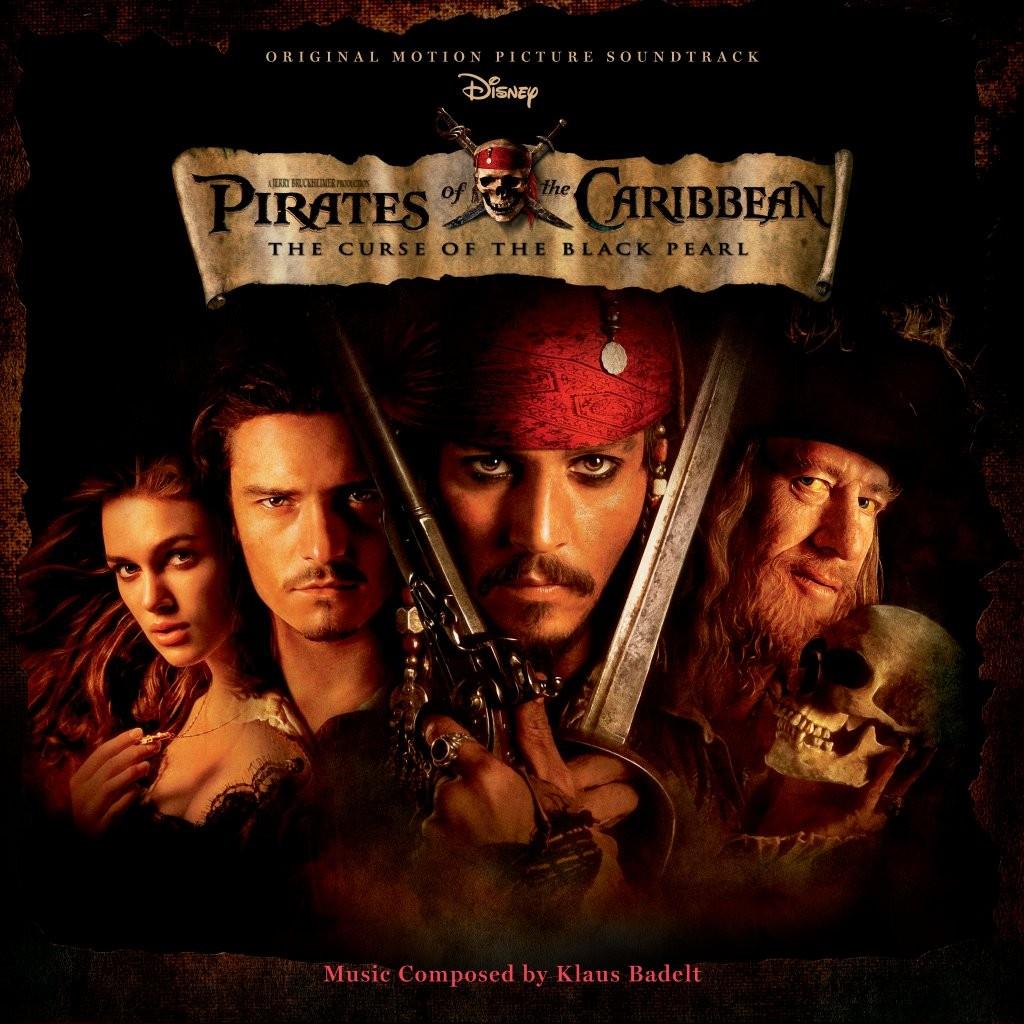 Pirates of the Caribbean: Curse of the Black Pearl - Klaus Badelt Black Ice Vinyl LP Reissue