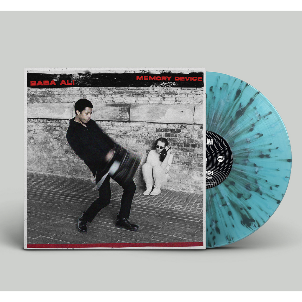 Baba Ali - Memory Device Turquoise/Black Splatter Vinyl LP