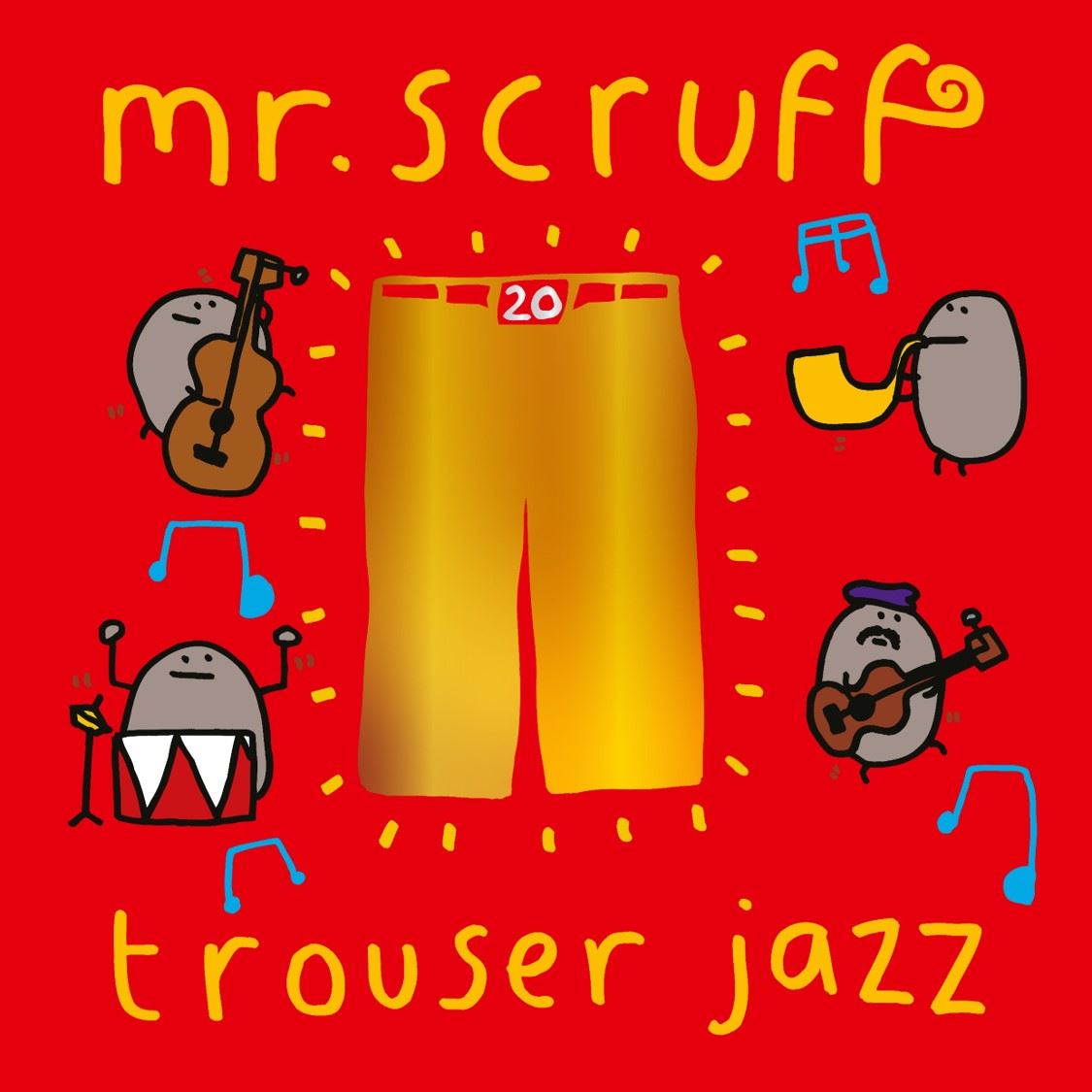 Mr Scruff - Trouser Jazz Deluxe 20th Anniversary Edition 2x Blue / Red Vinyl LP