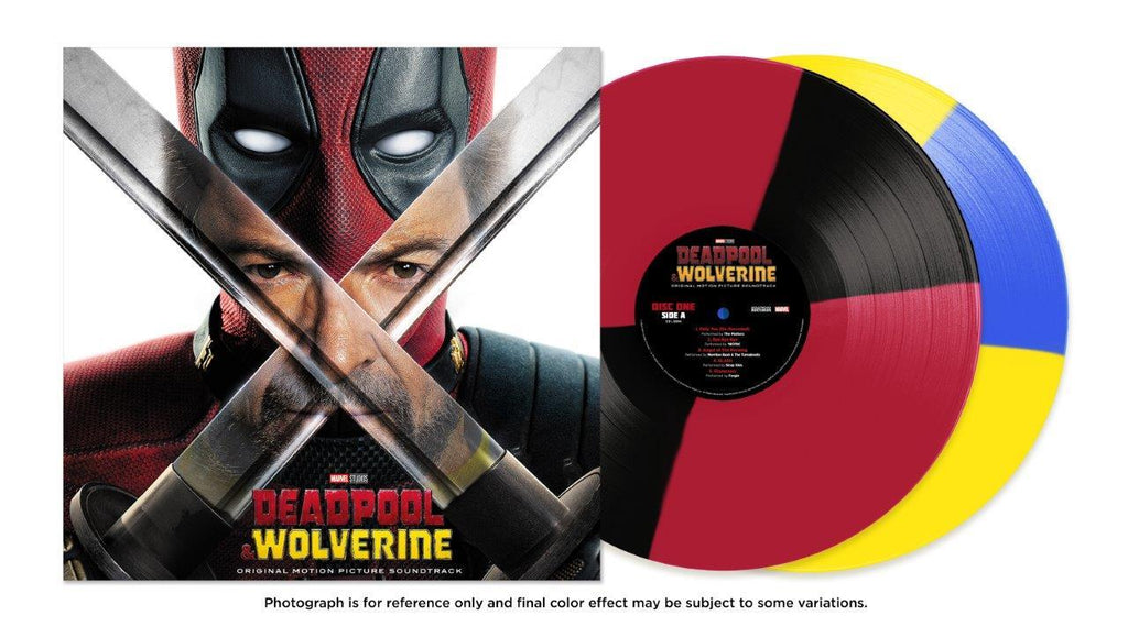 Deadpool & Wolverine - V/A Limited Edition 2x Black & Red / Yellow & Blue Vinyl LP