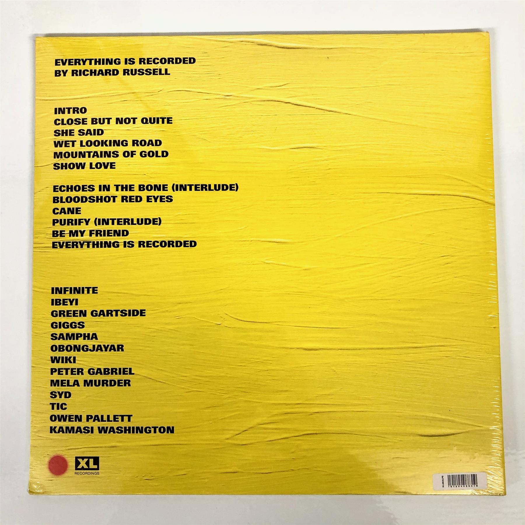 Everything Is Recorded - Everything Is Recorded Yellow Vinyl LP
