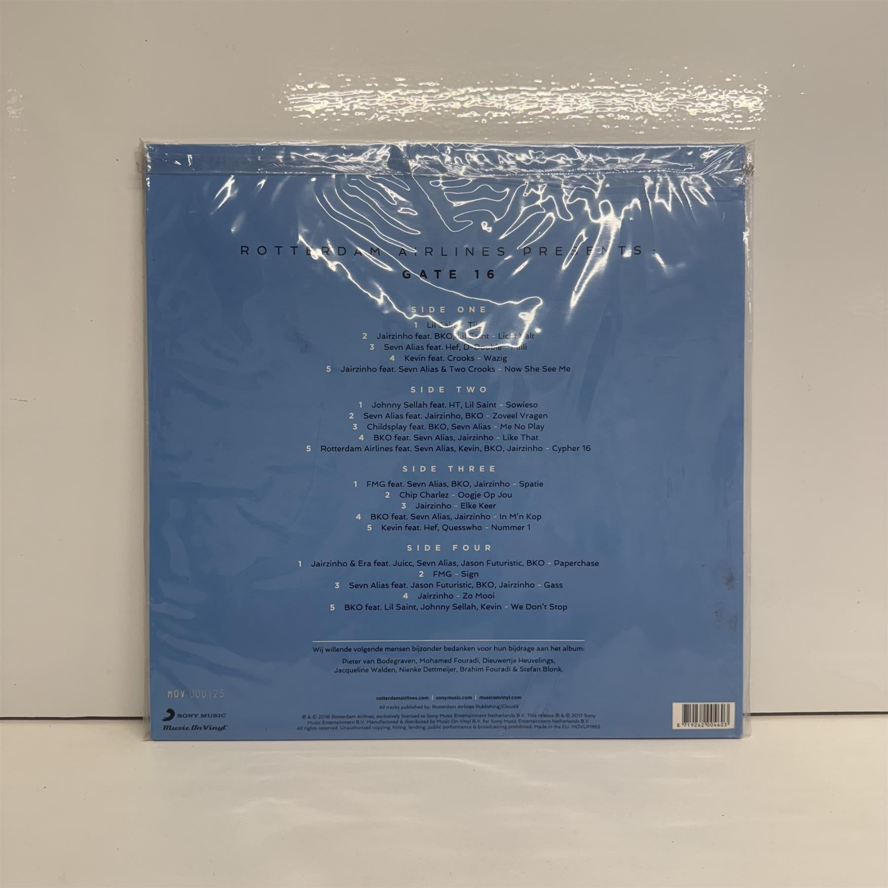 Rotterdam Airlines Presents: Gate 16 - V/A Limited Edition 2x White Vinyl LP