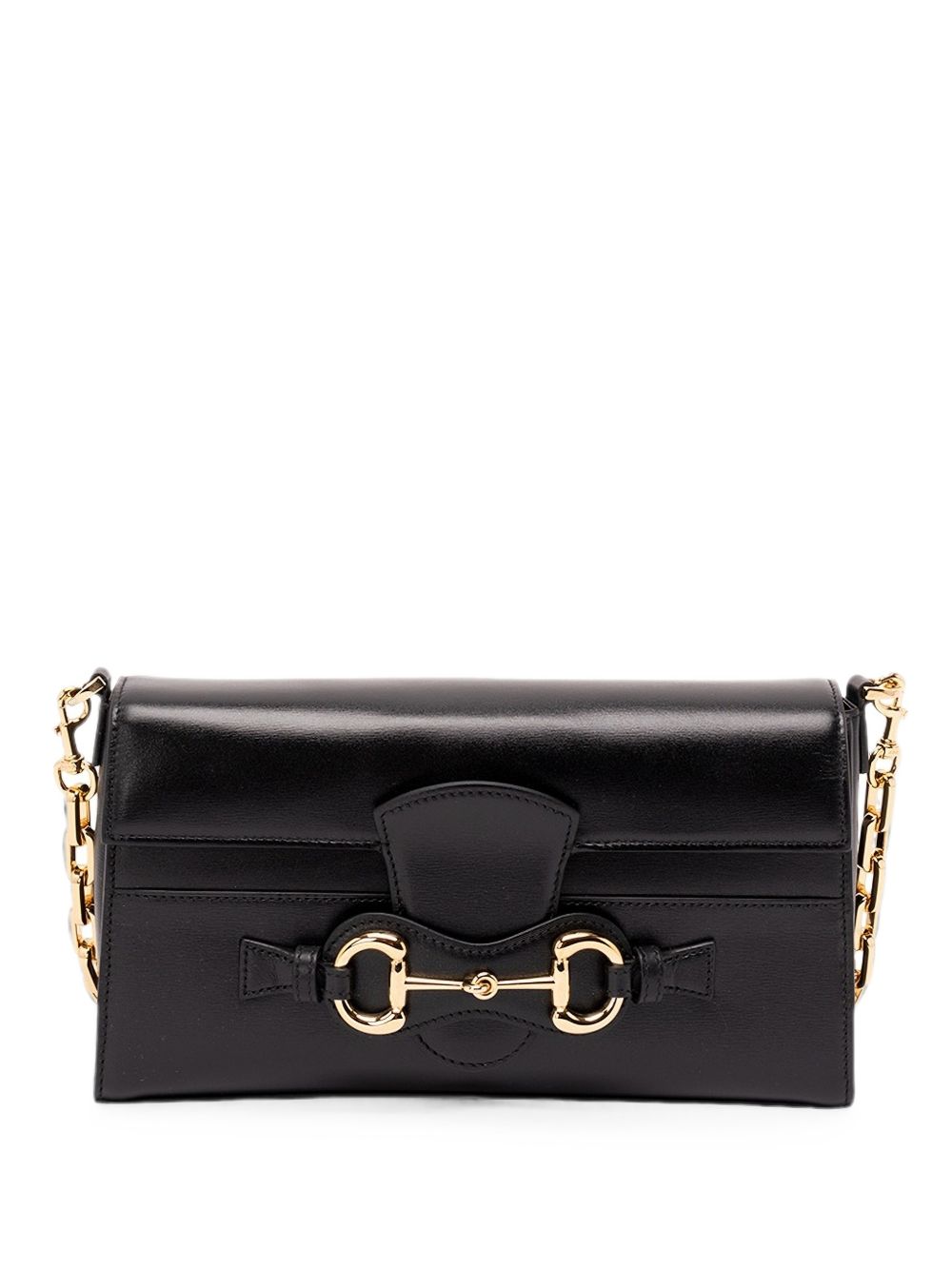Gucci Women Horsebit Ristretto Medium Leather Shoulder Bag