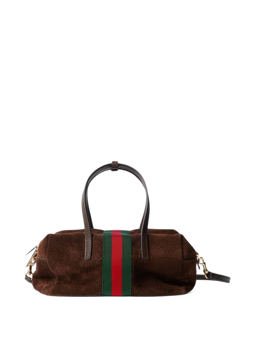 Gucci Women Web Detail Suede Leather Mini Bag
