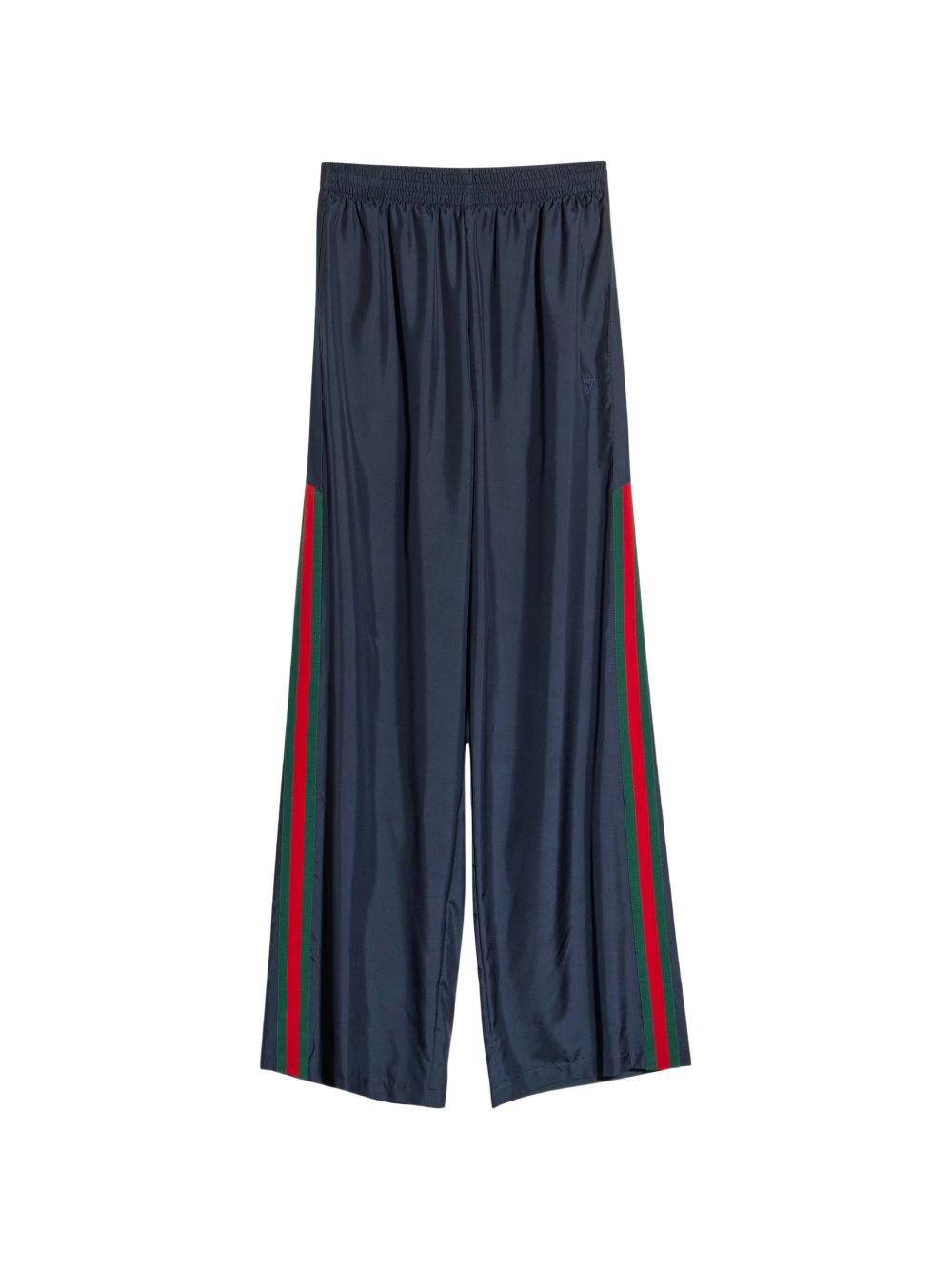 Gucci Women Web Detail Silk Trousers