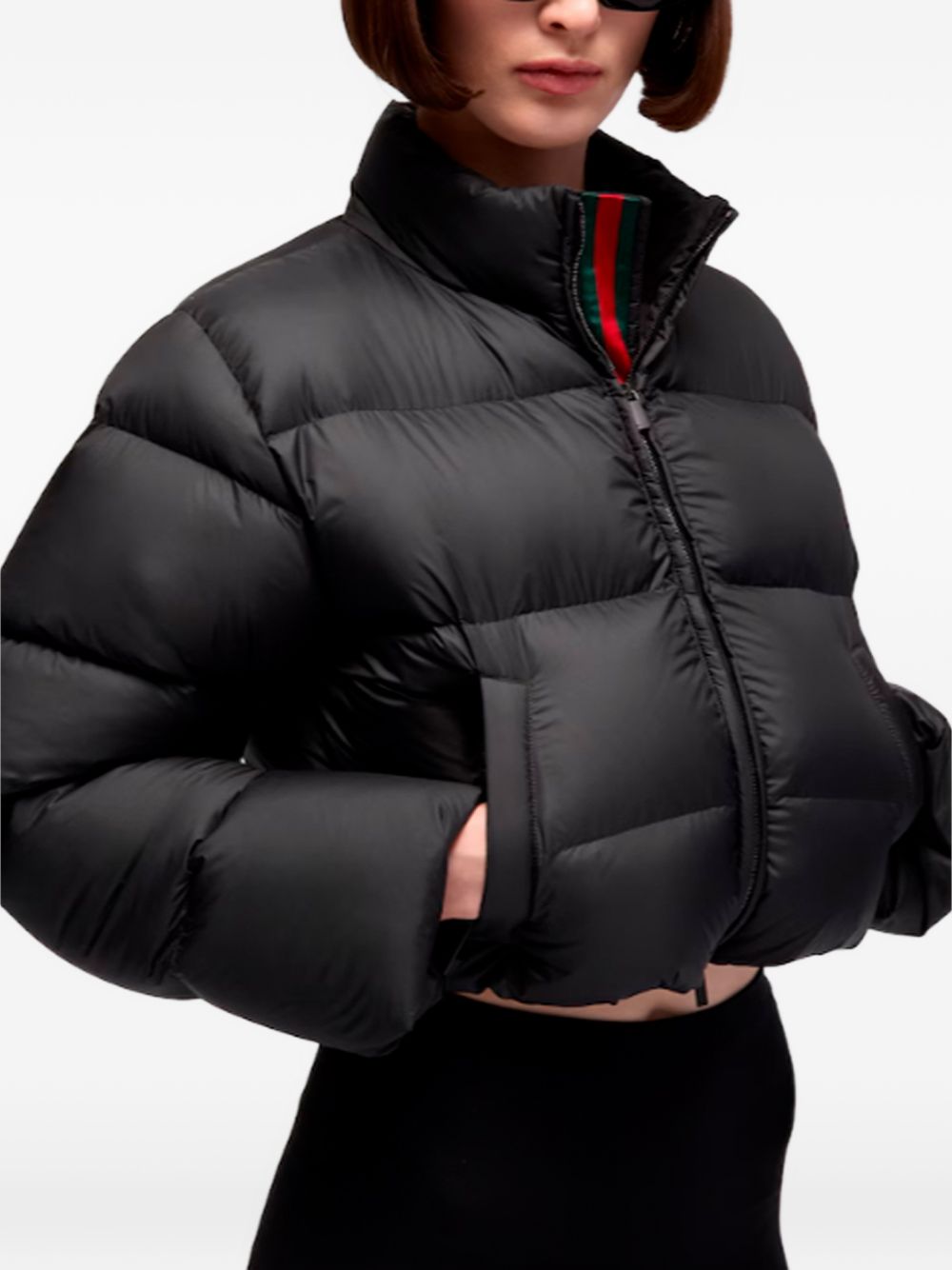 Gucci Women Cropped Down Jacket
