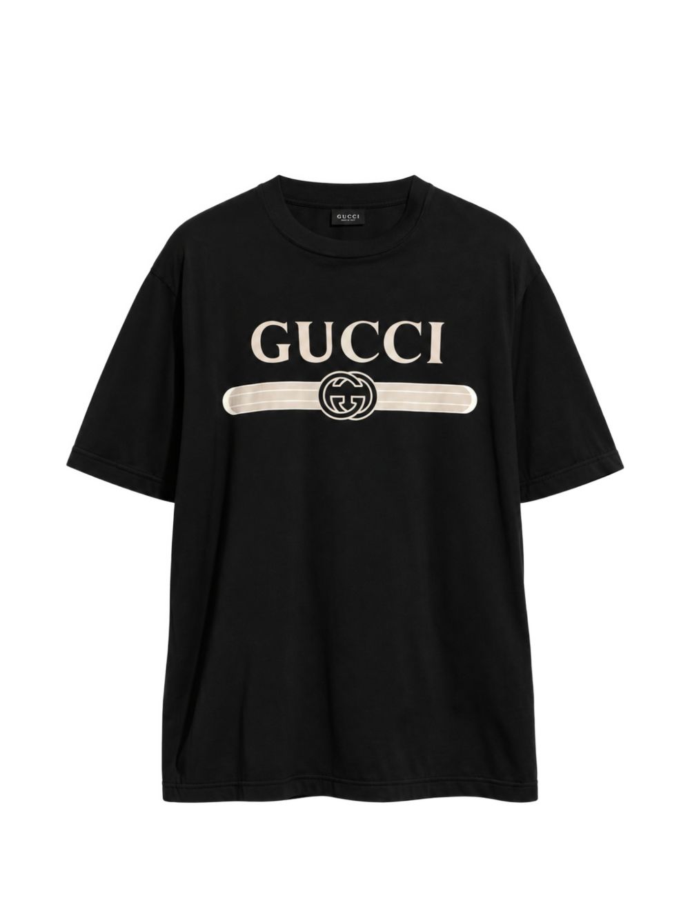 Gucci Men Logo Cotton T-Shirt
