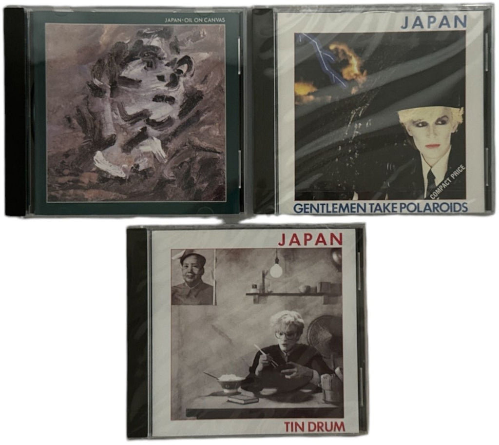 Japan Collector's Edition - 3 X Picture Disc CDs + Promo Stickered Box UK Box set