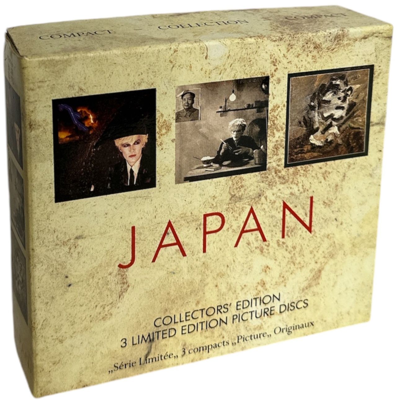Japan Collector's Edition - 3 X Picture Disc CDs + Promo Stickered Box UK Box set