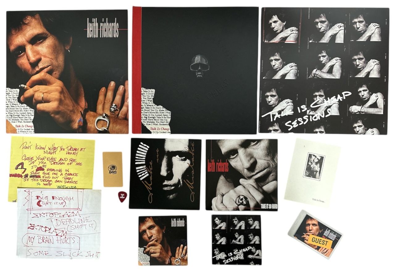 Keith Richards Talk Is Cheap - Deluxe Box US Box set