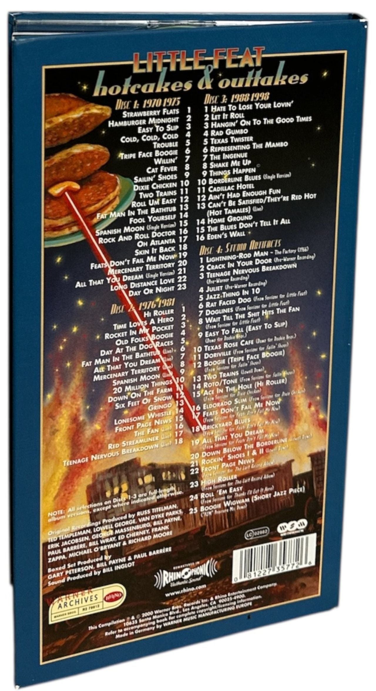 Little Feat Hotcakes & Outtakes UK Box set