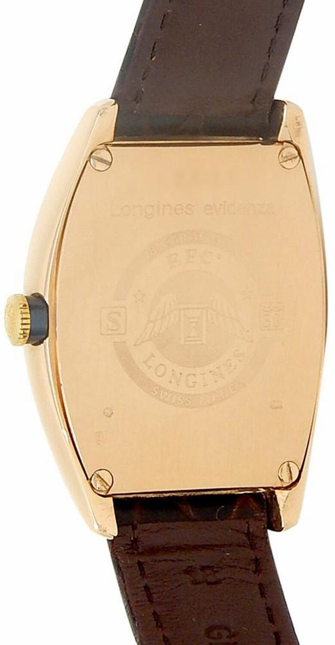 Longines Evidenza Solid 18k Rose Gold Men's Watch L2.642.8.73.4