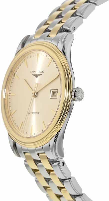 Longines Flagship Automatic Gold Dial Men's Watch L4.874.3.32.7