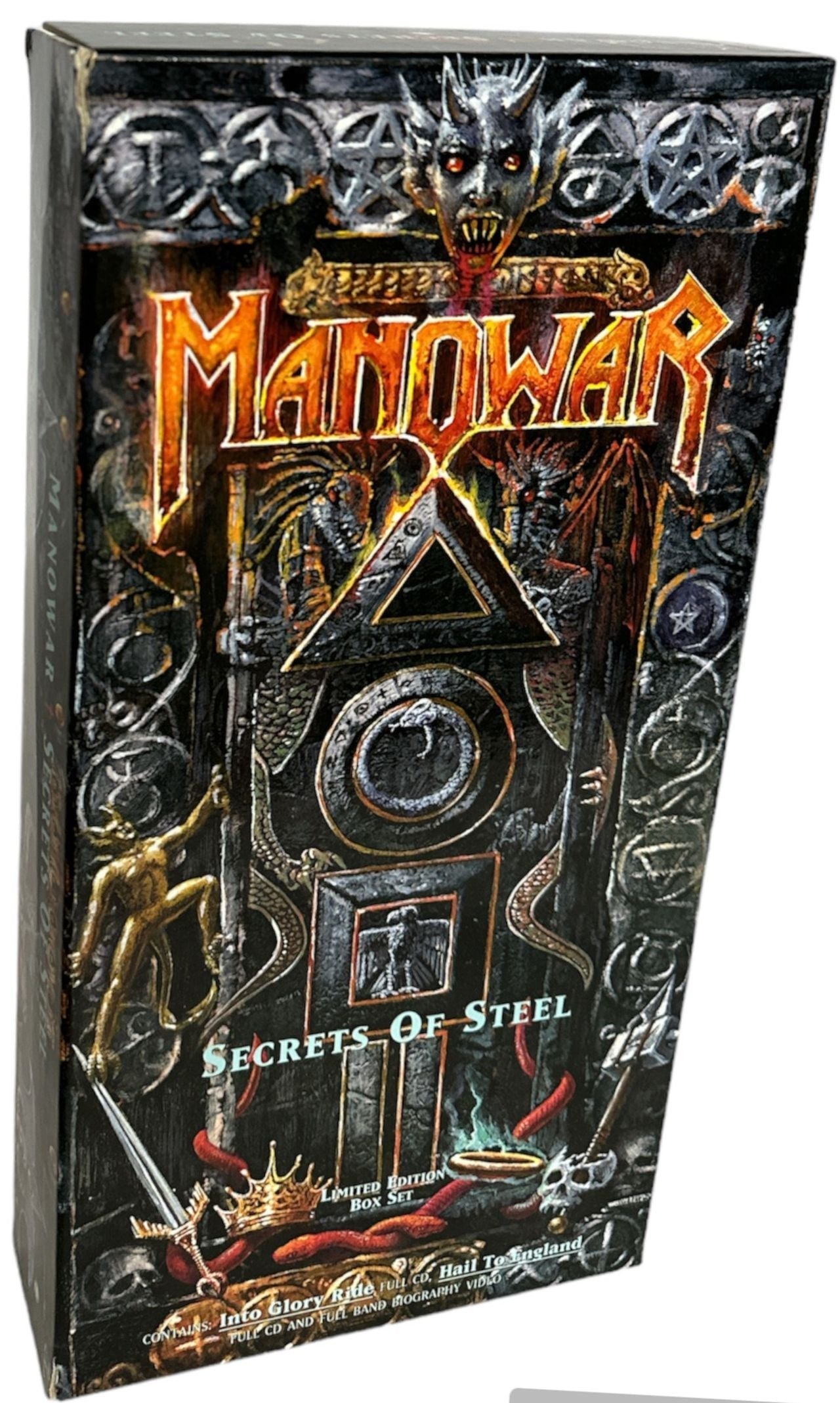 Manowar Secrets Of Steel German Box set