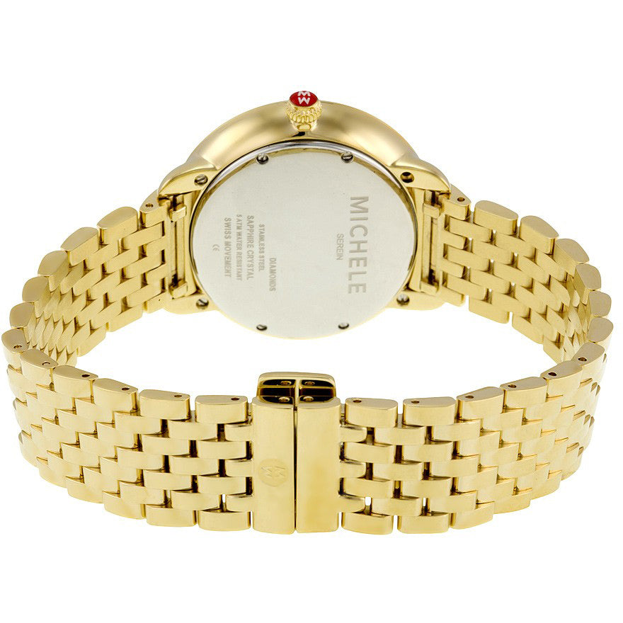 Michele Serein 16 Gold Diamond Womens Watch MWW21B000031
