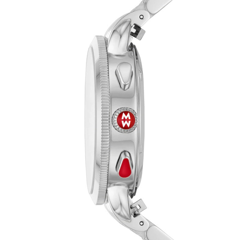 Michele Sport Sail Diamond Stainless Steel Women's Watch MWW01C000141