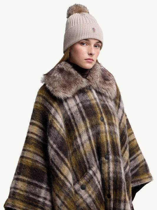 Cashmere Beanie with Pom Pom