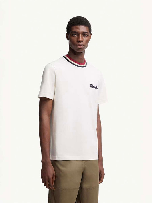 Men's Embroidered Logo Cotton T-Shirt