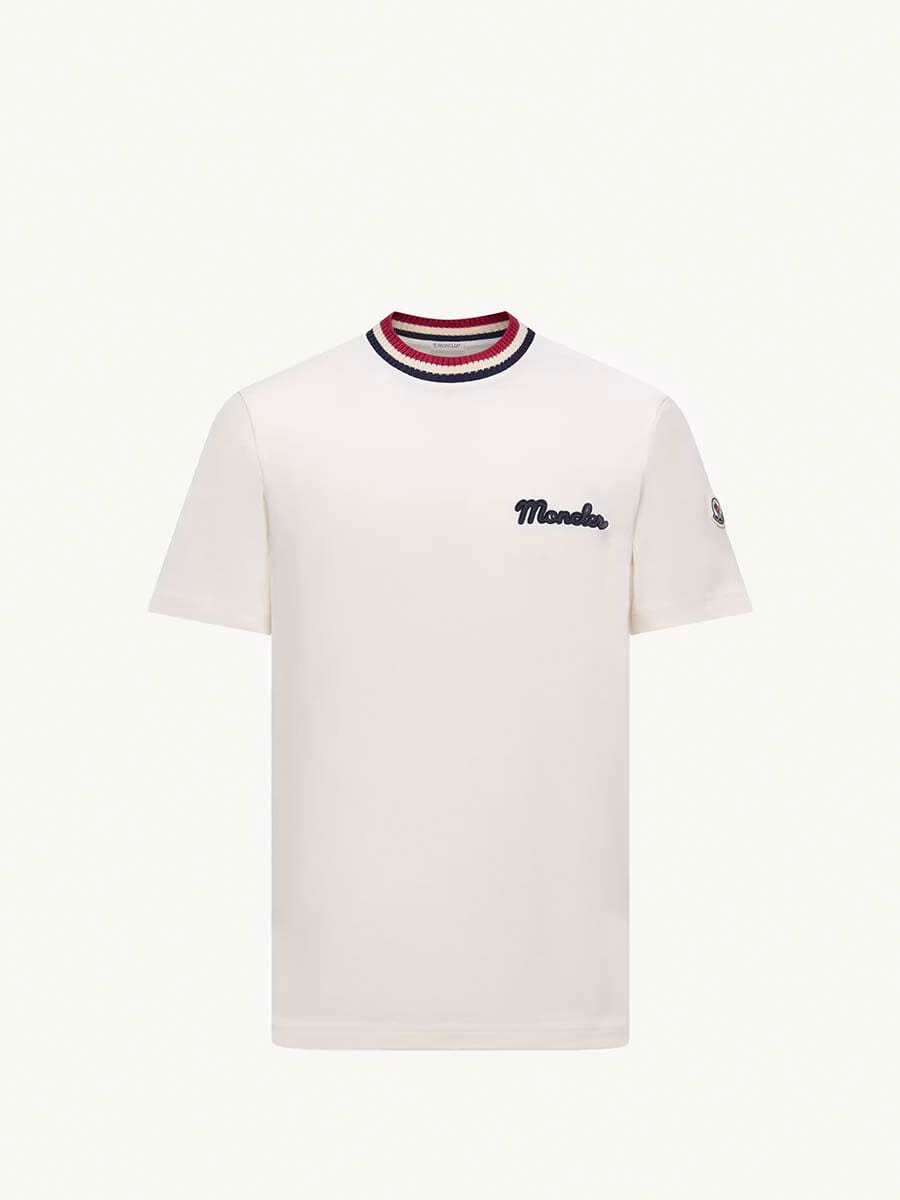 Men's Embroidered Logo Cotton T-Shirt