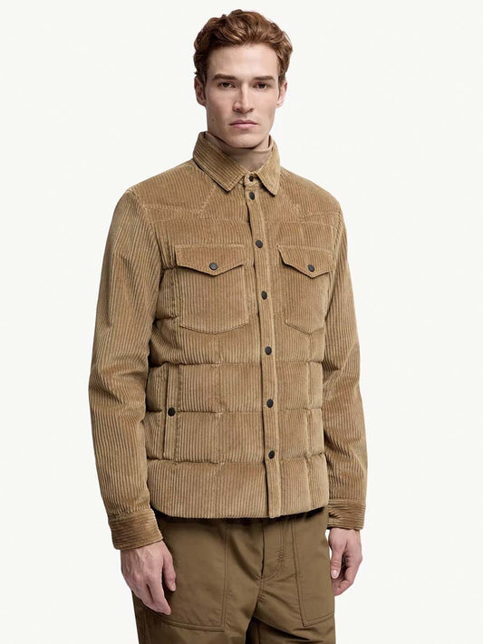 Men's Gelt Corduroy Down Shirt Jacket