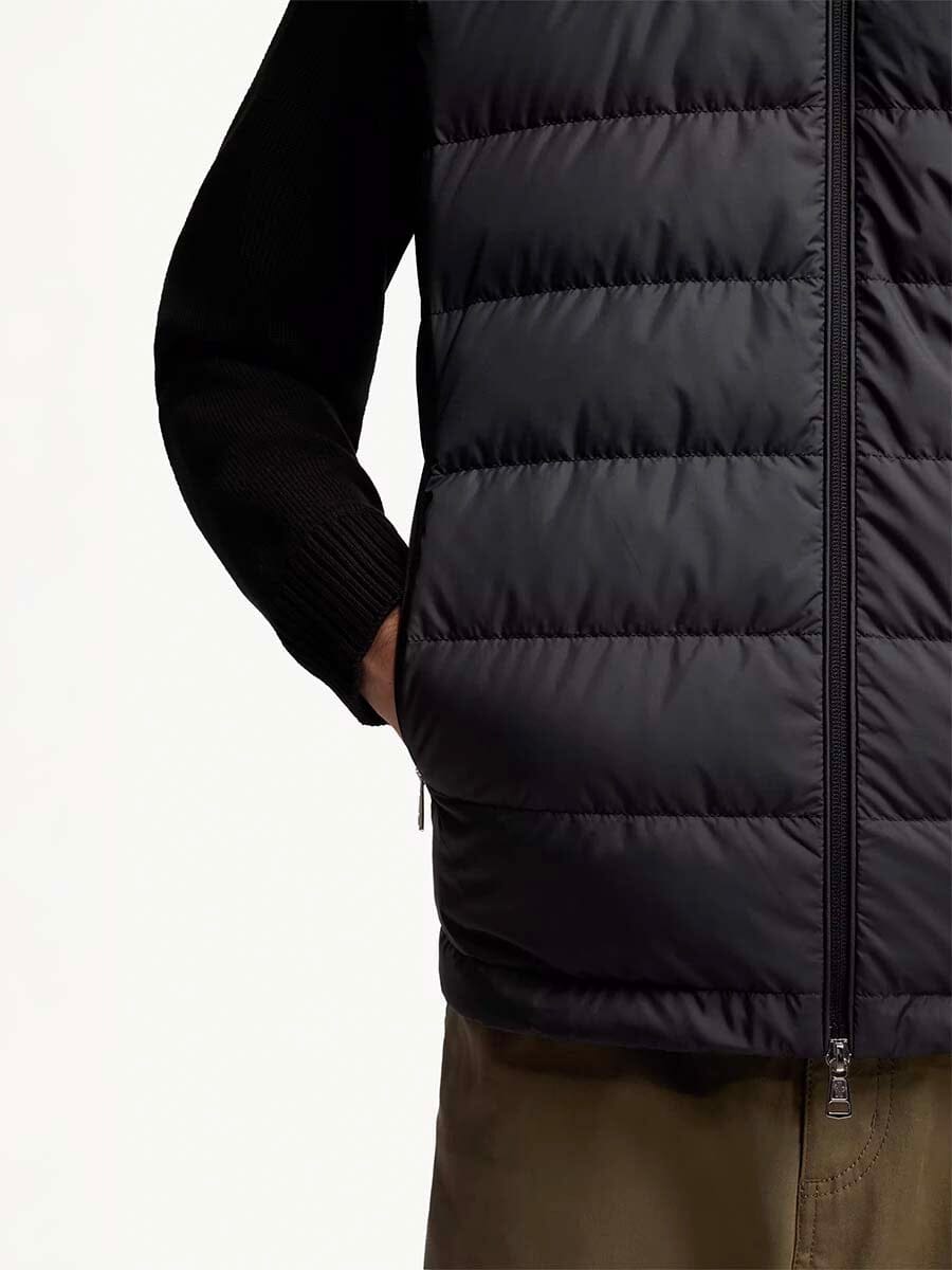 Men's Padded Zip-Up Cotton Cardigan