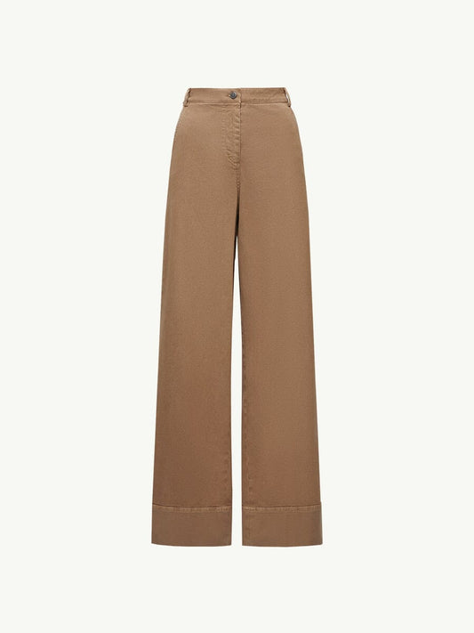 Women's Cotton Gabardine Tailored Pants