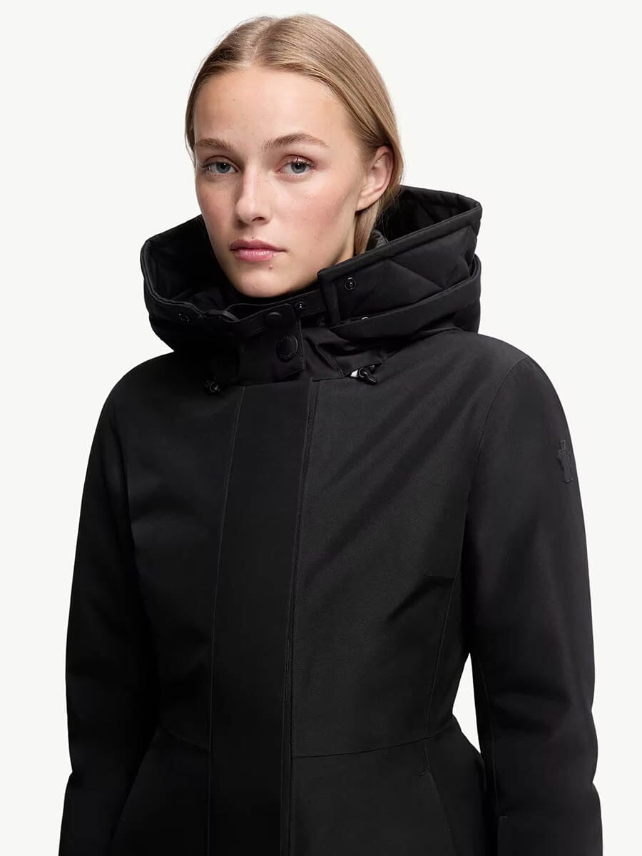 Women's Laplance GORE-TEX Shearling-Trimmed Hooded Down Ski Jacket