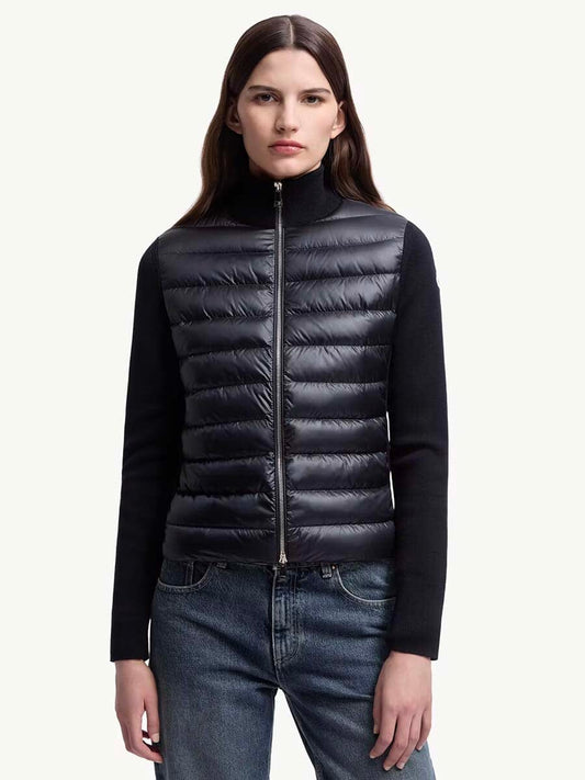 Women's Padded Wool Cardigan