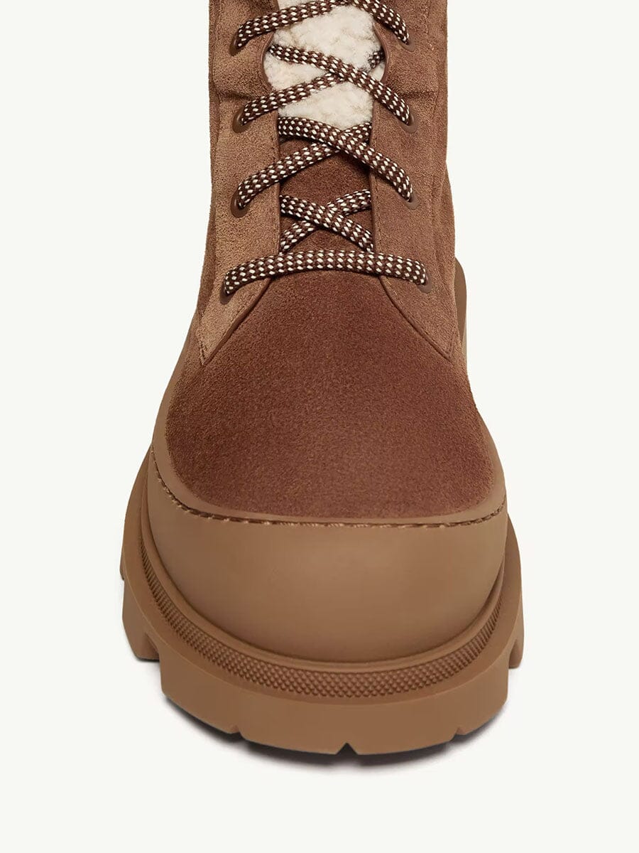 Women's Vera High Suede Lace-Up Boots