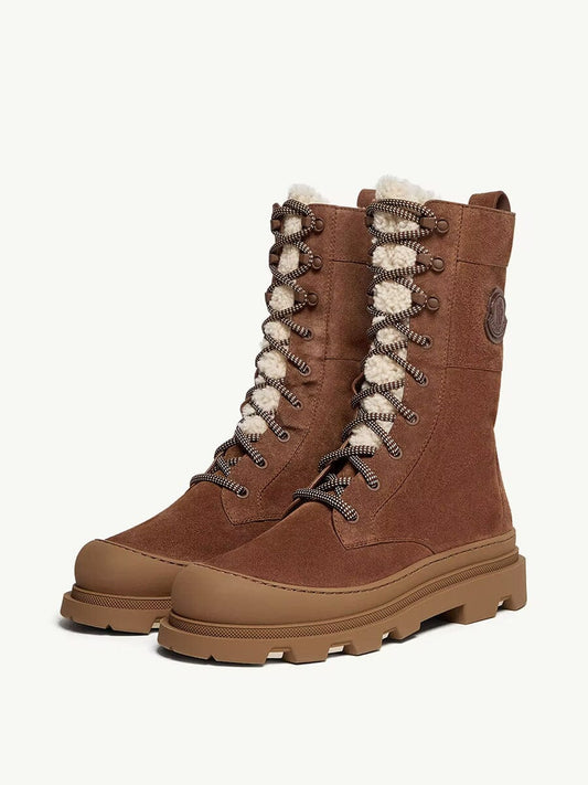 Women's Vera High Suede Lace-Up Boots