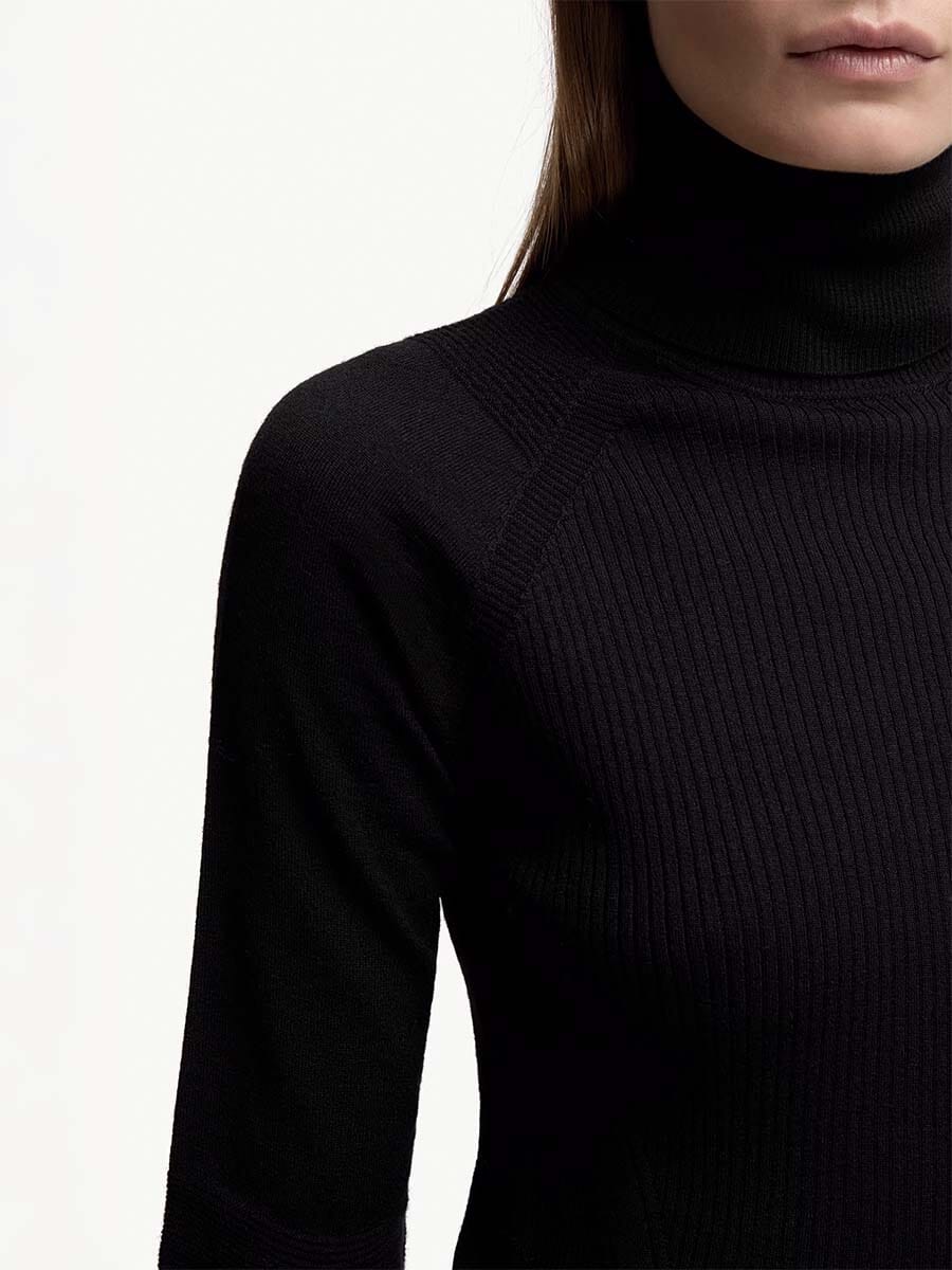 Women's Wool Blend Turtleneck Sweater