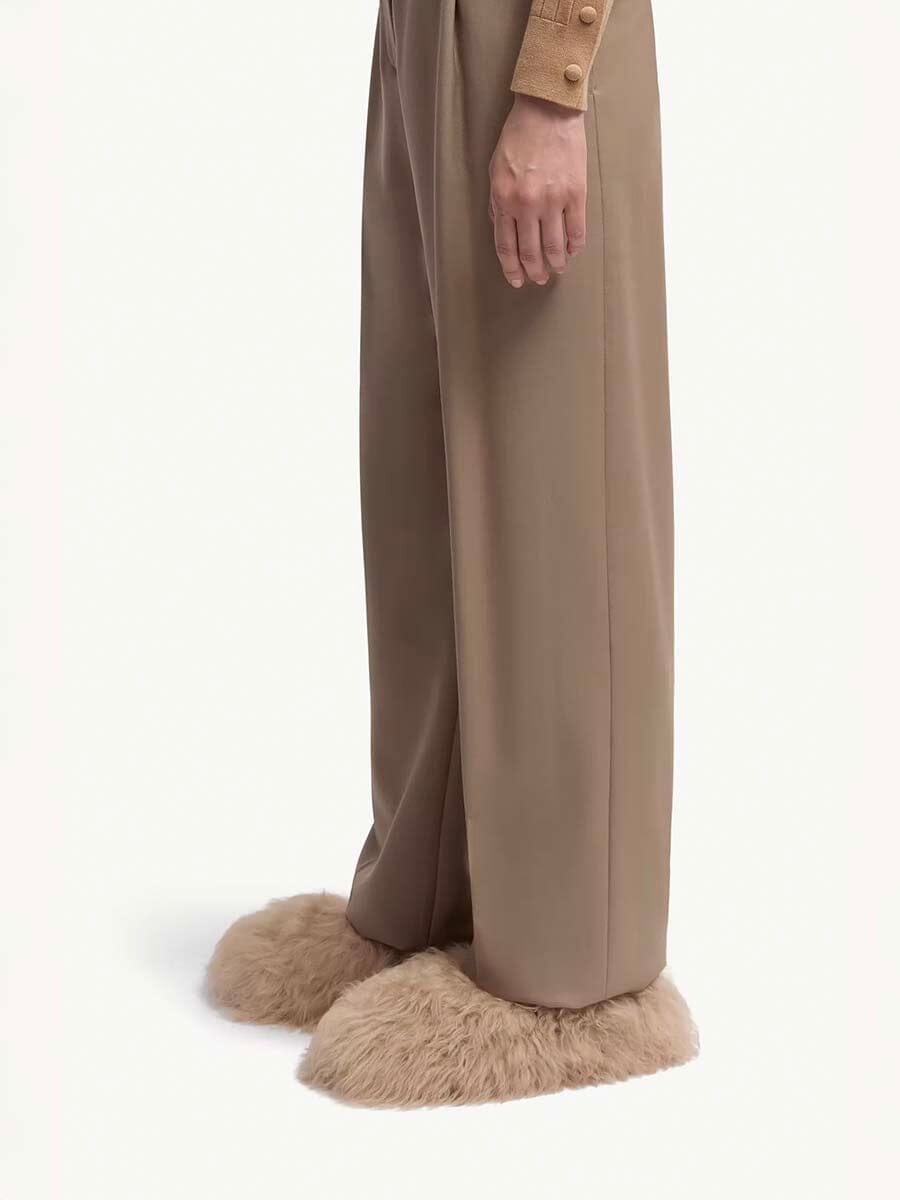 Women's Wool Gabardine Tailored Pants