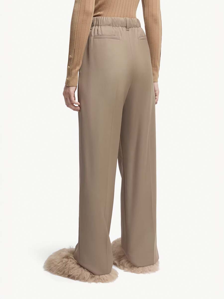 Women's Wool Gabardine Tailored Pants