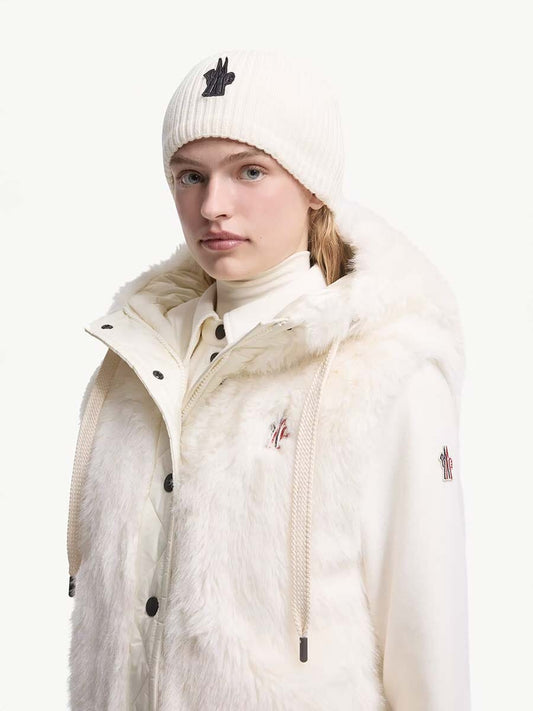 Wool & Cashmere Beanie with Pom Pom