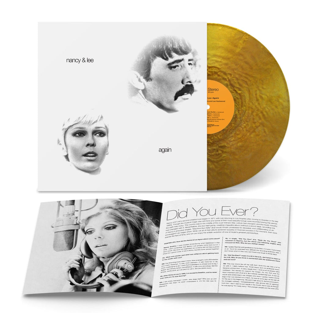 Nancy Sinatra & Lee Hazlewood - Nancy & Lee Again LP NEW GOLD VINYL
