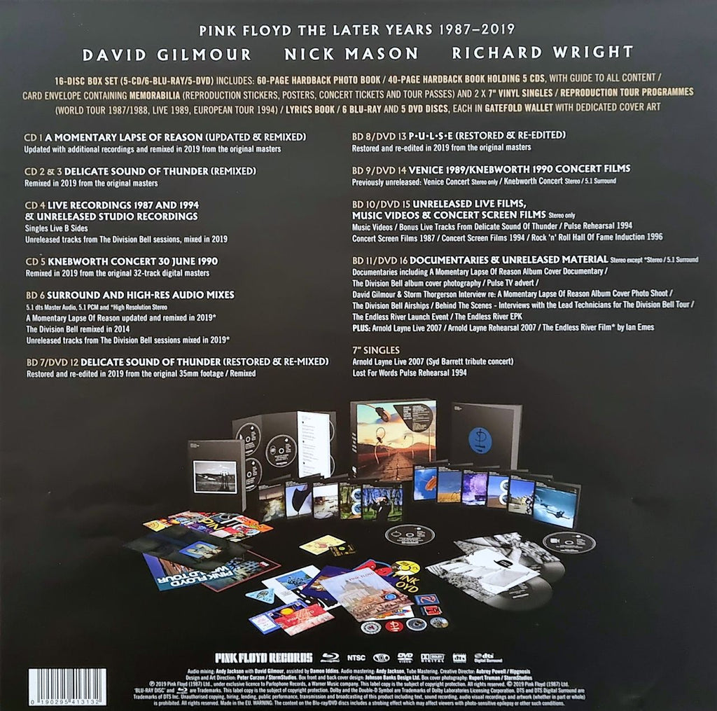 Pink Floyd The Later Years - Super Deluxe Box Set UK Box set