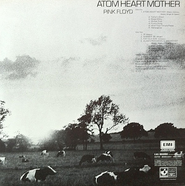 Pink Floyd – Atom Heart Mother - ORIGINAL VINYL LP on Harvest from 1970