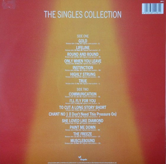 Spandau Ballet ‎– The Singles Collection - VINYL LP