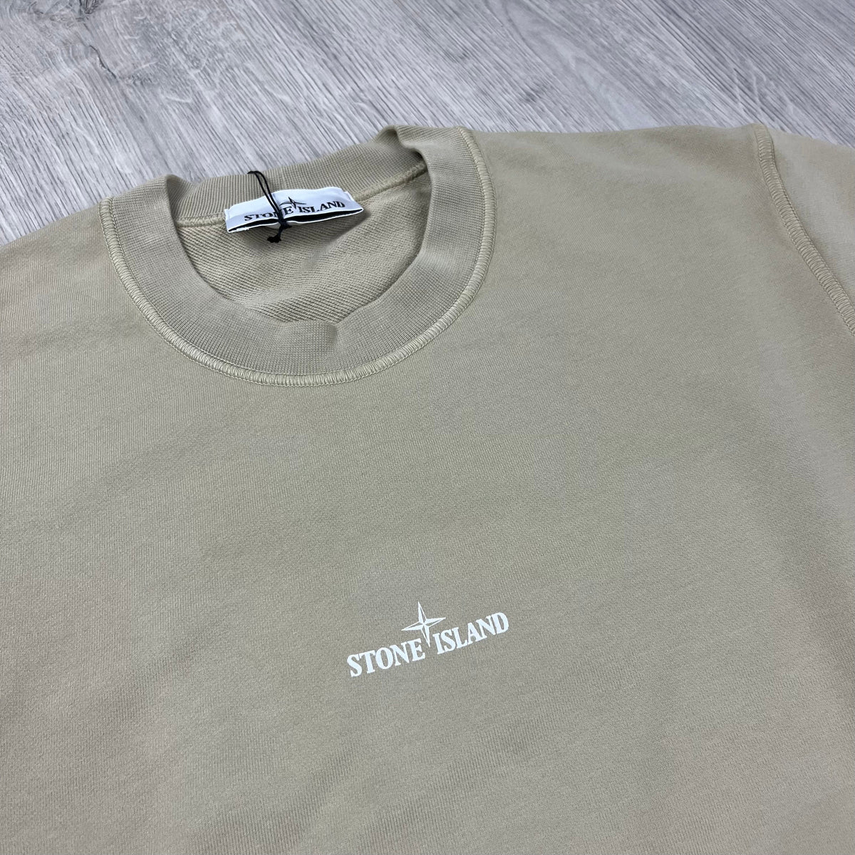 Stone Island Reflective Sweatshirt - Desert