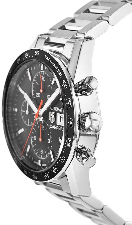 Tag Heuer Carrera Black Dial Men's Watch CV201AM.BA0723