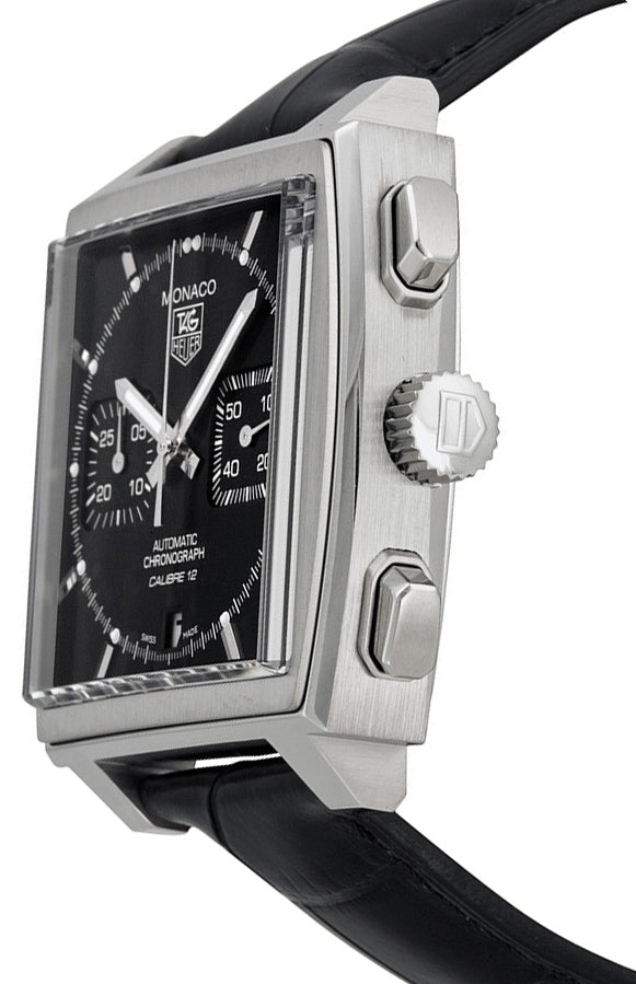 Tag Heuer Monaco Black Dial Men's Watch CAW2110.FC6177